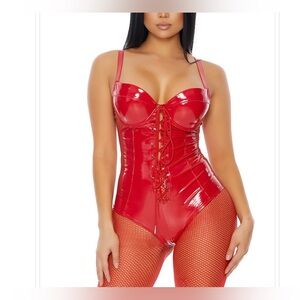 NWT FORPLAY Heat It Up Sexy Bodysuit